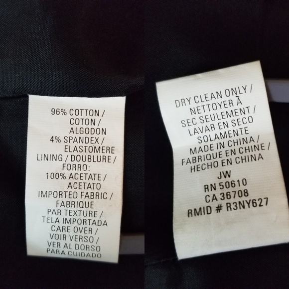 Anne Klein black 3 buttons pockets classic style lined blazer women's size 6 - Picture 9 of 9